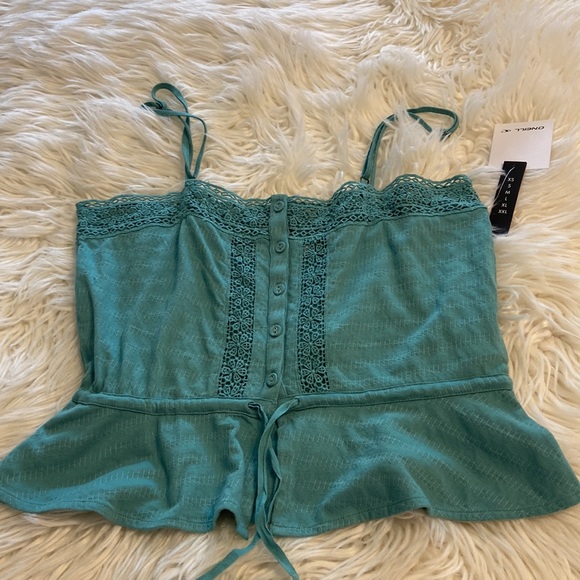 ONeill Shirt size XS brand new length 13” bust 30” teal color - Picture 12 of 13
